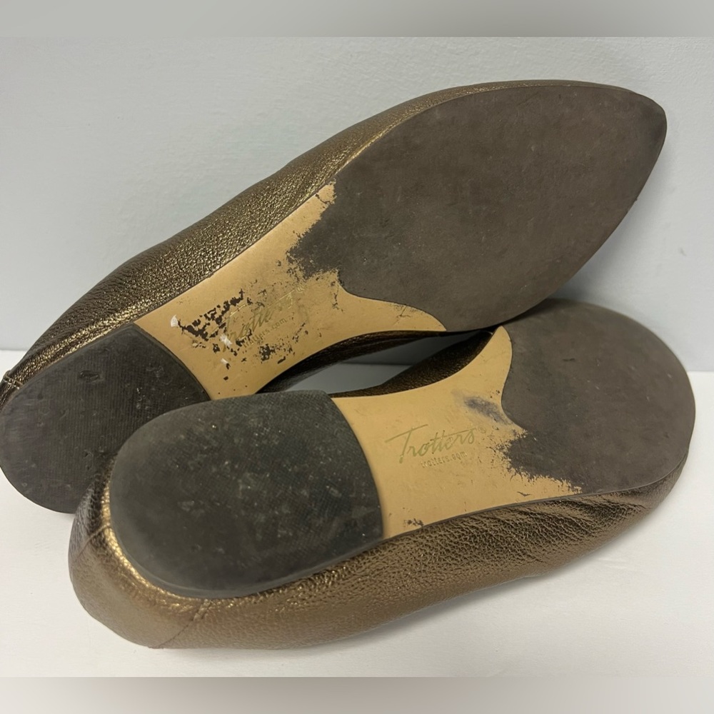 Trotters-Emotion, Size:8 N (narrow), Bronzed Colored, Pre-Owned - Picture 5 of 8